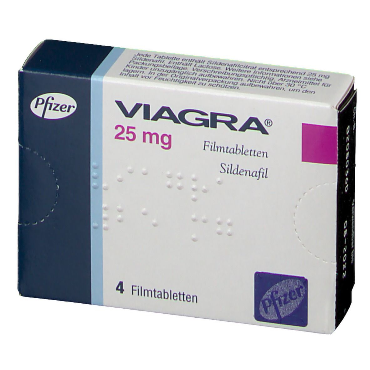 Viagra Tabletten Verpackung 25mg